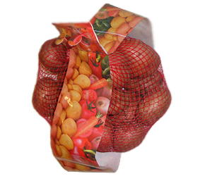 Упаковка картофеля с этикеткой-бандероль